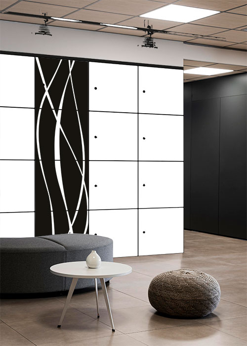 Diseño proyecto taquillas fenólicas de diseño TAYCA para sala de espera